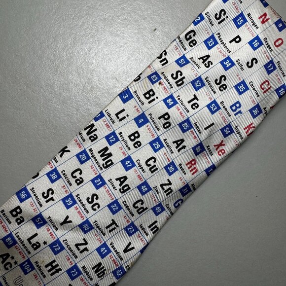 Periodic Table of the Elements Neck Tie - Picture 3 of 5